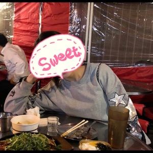 Topshop grey sweatshirt